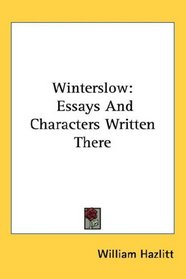 Winterslow: Essays And Characters Written There