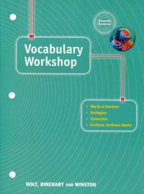 Vocabulary Workshop: Fourth Course (Elements of Language)