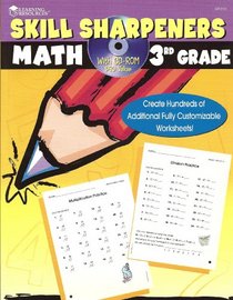 Skill Sharpener Math (with CD-Rom) 3rd grade