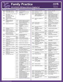 ICD-10 Mappings 2015 Express Reference Coding Card: Family Practice
