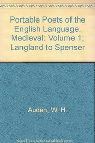 Portable Poets of the English Language, Medieval: 2Volume 1; Langland to Spenser