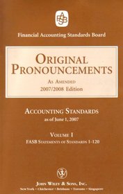 2007 Original Pronouncements (3 Vol. Set) (Accounting Standards Original Pronouncements)