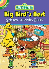 Sesame Street Classic Big Bird's Nest Sticker Activity Book (Sesame Street Activity Books) (English and English Edition)