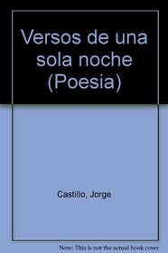 Versos de una sola noche (Poesia) (Spanish Edition)