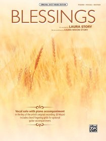 Blessings: Piano/vocal/guitar, Sheet (Original Sheet Music Edition)