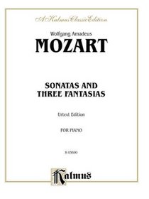 Mozart Sonatas and Three Fantasias (Urtext)