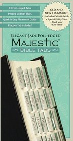 Majestic Jade Floral Bible Tabs