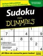 Sudoku Para Dummies/sodoku for Dummies (Para Dummies)