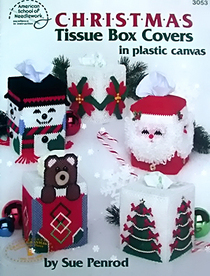 CHRISTMAS Tissue Box Covers in Plastic Canvas