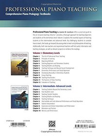Professional Piano Teaching, Vol 2: A Comprehensive Piano Pedagogy Textbook