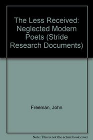 The Less Received: Neglected Modern Poets (Stride Research Documents)