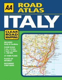 AA Road Atlas Italy 2005