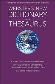 Webster's New Dictionary and Thesaurus