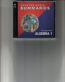 McDougal Littell High School Math: Chapter Audio Summaries CD (English) Algebra 1