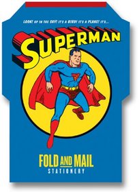 Superman Fold and Mail Stationery