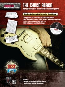 ShredHed: The Chord Board - Over 500 Illustrated Guitar Chords for Multiple Genres (Poster / Folder / Triangular Display)