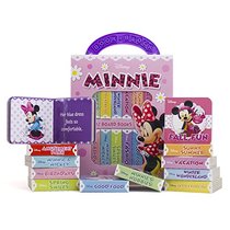 Disney Minnie Mouse 12 Board Book Block My First Library Set 9781450844093