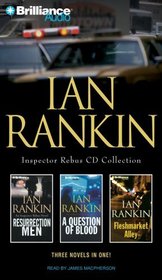 Ian Rankin Inspector Rebus CD Collection: Resurrection Men, A Question of Blood, Fleshmarket Alley