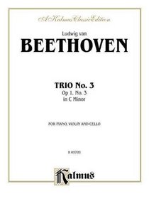 Piano Trio No. 3 -- Op. 1, No. 3 (Kalmus Edition)