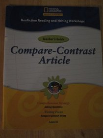 Compare-Contrast Article (Nonfiction Reading and Writion Workshops) Teachers Guide Level A