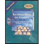 Keyboarding for Windows / With CD and 3