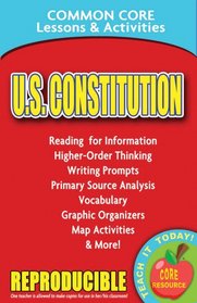 U.S. Constitution: Common Core Lessons & Activities
