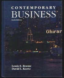 Boone Contemporary Business 6e (The Dryden Press series in management)