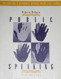 Public Speaking: Instructor's Resource Manual with Test Items