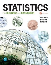 Statistics for Business and Economics (13th Edition)