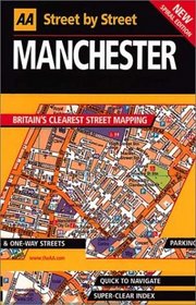 AA Street by Street: Manchester, Bolton, Bury, Oldham, Rochdale, Salford, Stockp