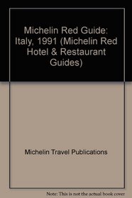 Michelin Italia, 1991 (Michelin Red Guide: Italia)