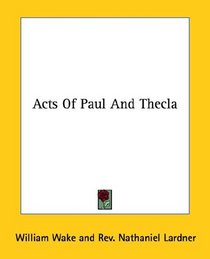 Acts of Paul and Thecla