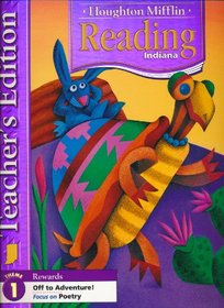 Houghton Mifflin Reading Indiana Grade 3 Theme 1: Off to Adventure Focus on Poetry Teacher's Edition