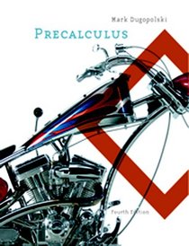 Precalculus (4th Edition) (Dugopolski Series)