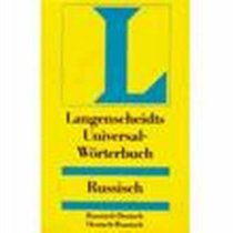 Langenscheidt Universal-Worterbuch Russisch:  Russisch-Deutsch, Deutsch-Russisch (Russian German Dictionary)