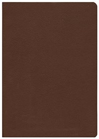 ESV Study Bible, Mahogany/Brown, Genuine Leather
