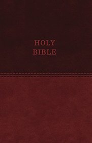 KJV, Value Thinline Bible, Leathersoft, Brown, Red Letter Edition, Comfort Print