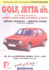 Volkswagen Golf MKI and MKII (Porter Manuals)
