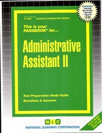 Administrative Assistant II (Passbook for Career Opportunities)