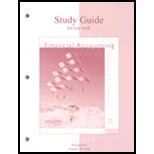 Study Guide for use with Financial Accounting: Information for Decisions