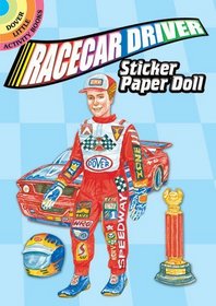 Racecar Driver Sticker Paper Doll (Dover Little Activity Books)