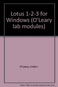Lotus 1-2-3 for Windows (O'Leary lab modules)