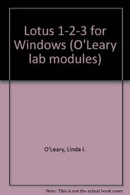 Lotus 1-2-3 for Windows (O'Leary lab modules)