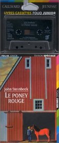 Le Poney rouge (1 livre + coffret de 2 cassettes)