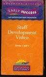 Staff Development Video, Levels 1 And 2: Houghton Mifflin Early Success, An Intervention Program, 1VHS