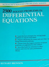 2500 Solved Problems in Differential Equations (Schaum's Solved Problems Series)