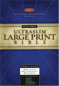 NKJV Large Print UltraSlim Bible