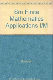 Sm Finite Mathematics Applications I/M