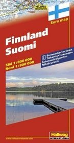Hallwag International Finnland, Suomi: Euro Map (Road Map)