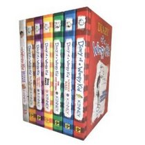 !!! A Fine Collection !!! Jeff Kinney Diary of a Wimpy Kid Series Collection Gift Set. Diary of a Wimpy Kid, the Ugly Truth, Dog Days, the Last Straw, Rodrick Rules, Do it